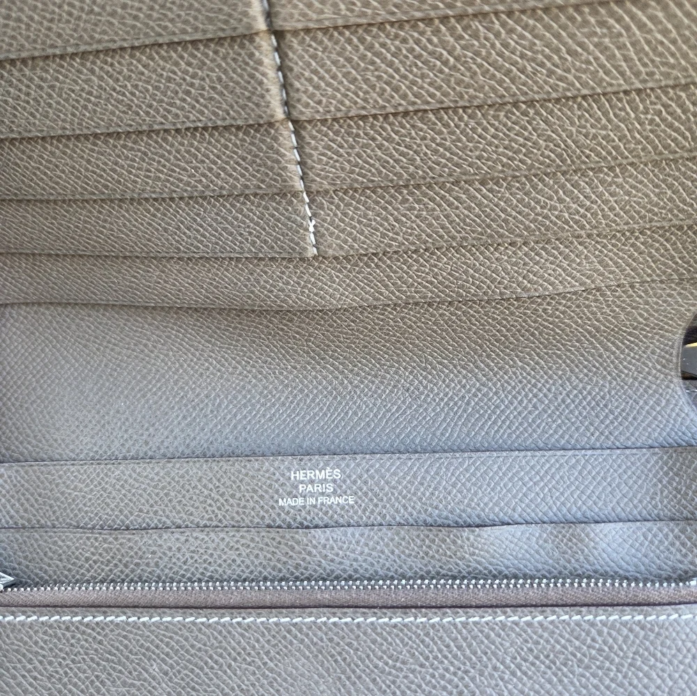 Hermes Brown Leather Organizer